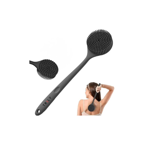 2 In 1 Silicone handle Loofah Brush