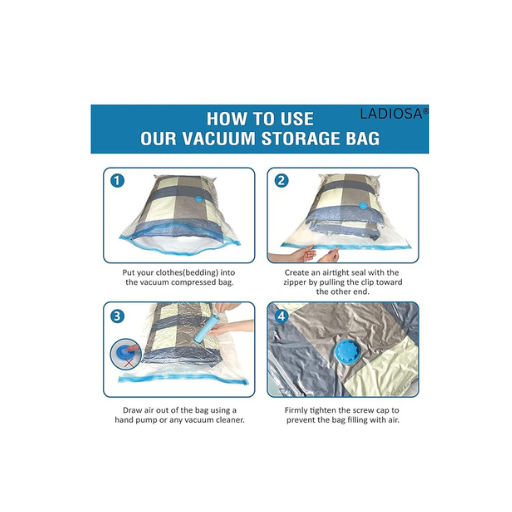 Plastic Transparent Vacuum Storage Bag