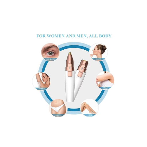 2 In 1 Battery Operated Eyebrow Trimmer