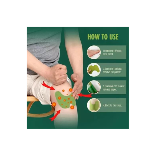 Knee pain relief patch