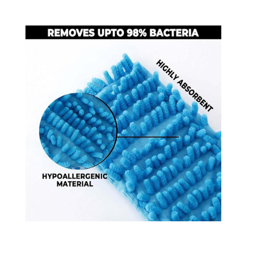 Microfiber floor cleaning mop