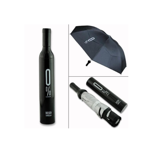 Wine bottle umbrella