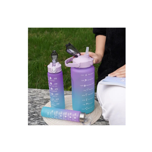 3 In 1 Motivational water bottle
