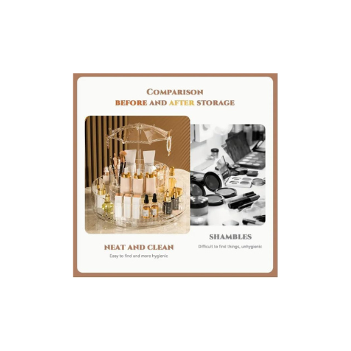 360 Rotating Makeup Organizer