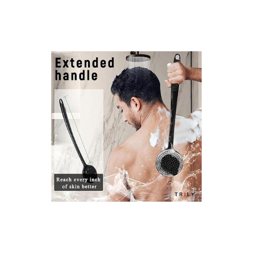 2 In 1 Silicone handle Loofah Brush
