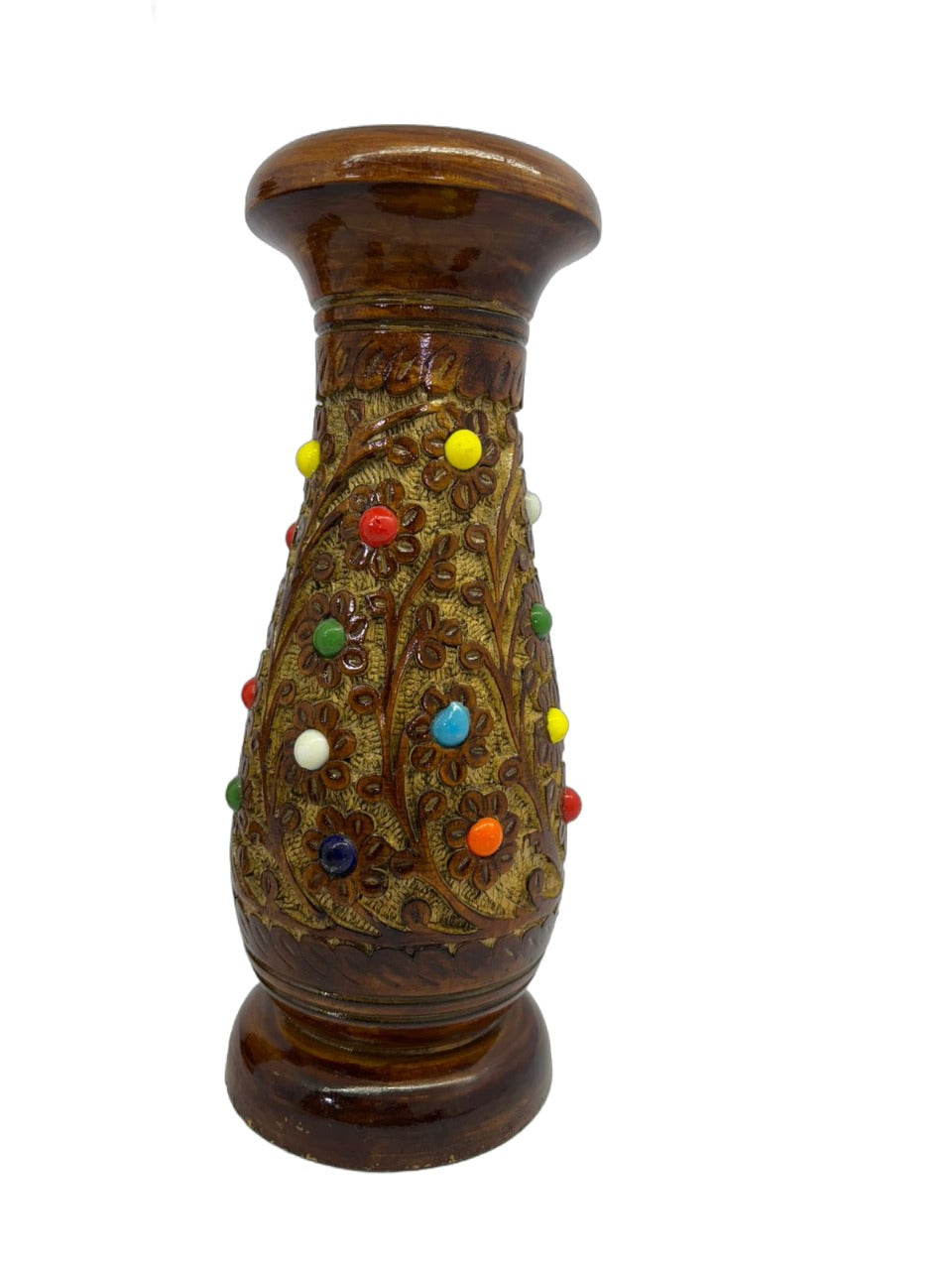 Handmade Round Wood Flower Pot Decor Sets with Rolling Pins & Pastry Boards for Home Styling Wood Style Packing Standard