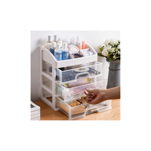 3 Drawer Cosmetic Storage organizer