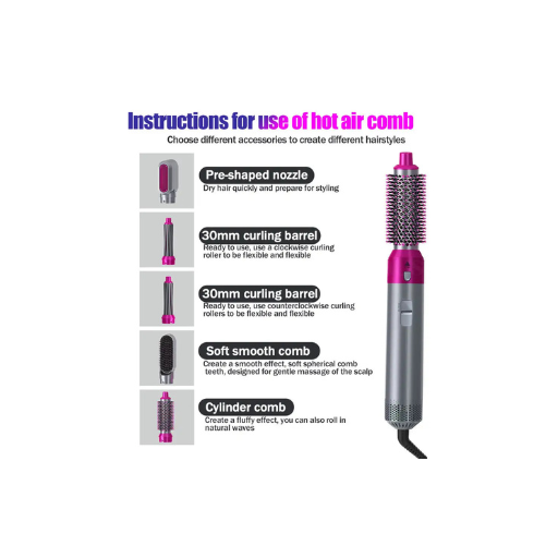 5 In 1 hair styler
