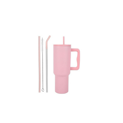 Insulated Stainless Steel Tumbler with Handle