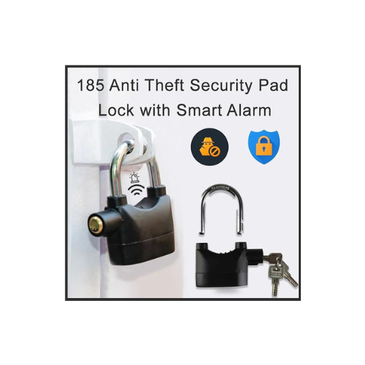 Siren alarm lock