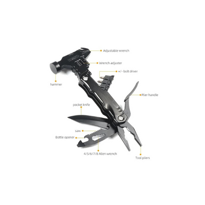 14 in 1 Multitool kit for camping and hiking