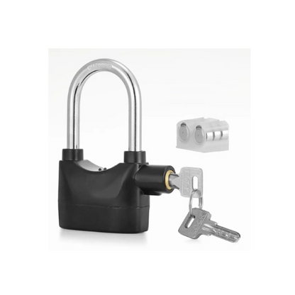 Siren alarm lock