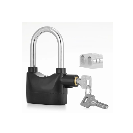 Siren alarm lock