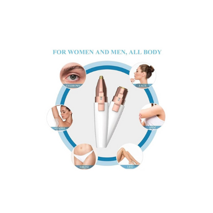 2 In 1 Battery Operated Eyebrow Trimmer
