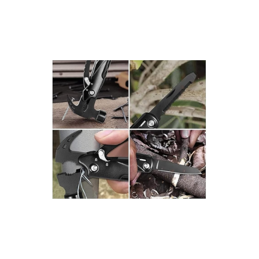 12-in-1 Multitool kit for camping and hiking