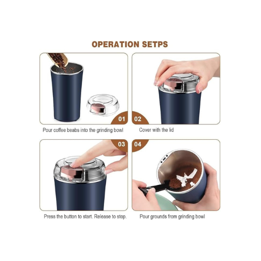 Small Portable Electric Coffee Bean Grinder