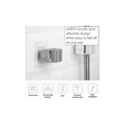 Adhesive Heavy Duty Broom Holder