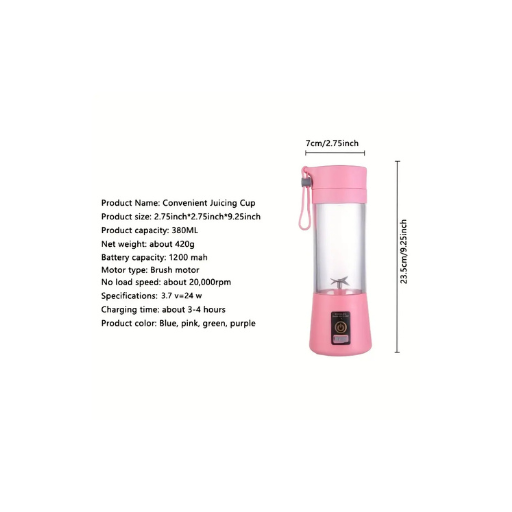 Portable usb juicer blender