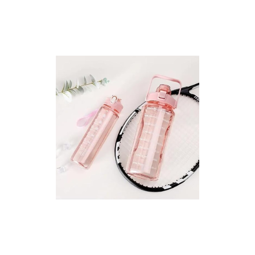 3-in-1 Transparent Water Bottle