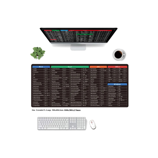 Laptop shortcut keyboard mat