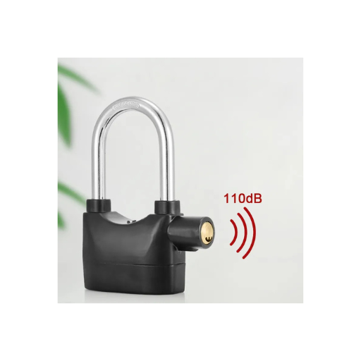 Siren alarm lock