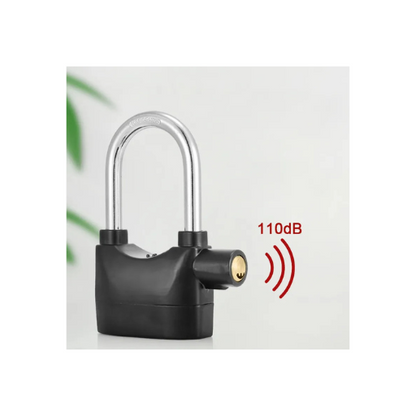 Siren alarm lock
