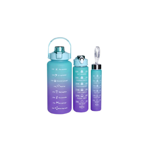 3 In 1 Motivational water bottle