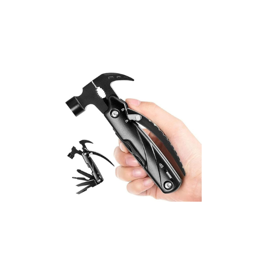 12-in-1 Multitool kit for camping and hiking