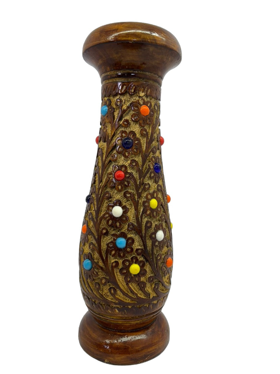 Handmade Round Wood Flower Pot Decor Sets with Rolling Pins & Pastry Boards for Home Styling Wood Style Packing Standard