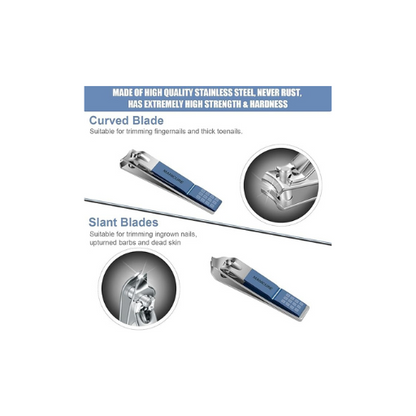 16 in 1 Stainless Steel Professional Manicure & Pedicure Kit