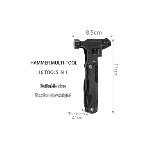 14 in 1 Multitool kit for camping and hiking