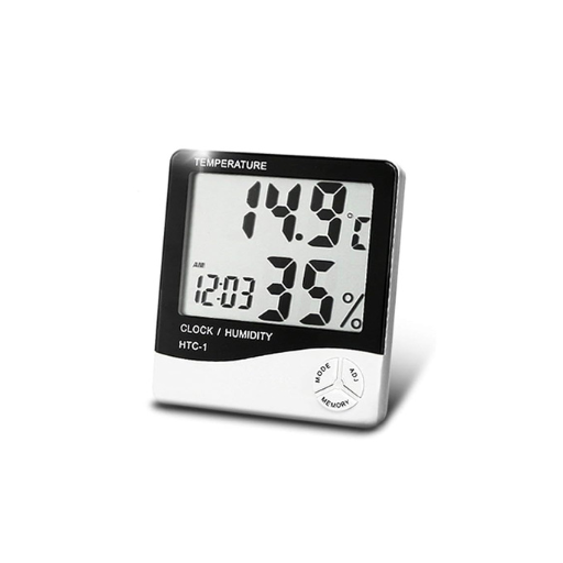 Wall Mount Clock with Thermometer