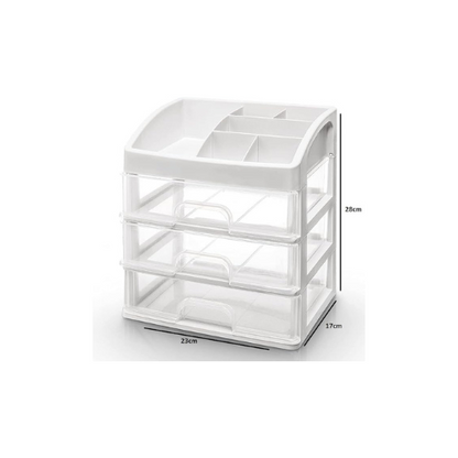 3 Drawer Cosmetic Storage organizer