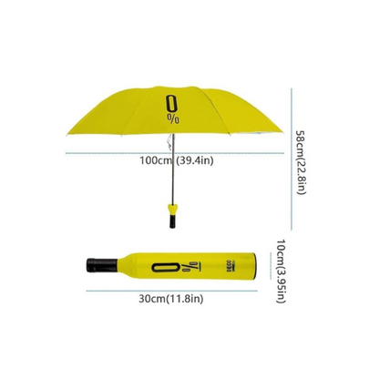 Wine bottle umbrella
