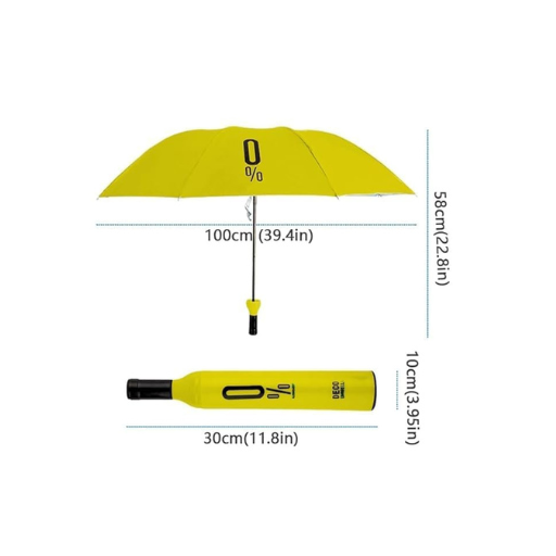 Wine bottle umbrella
