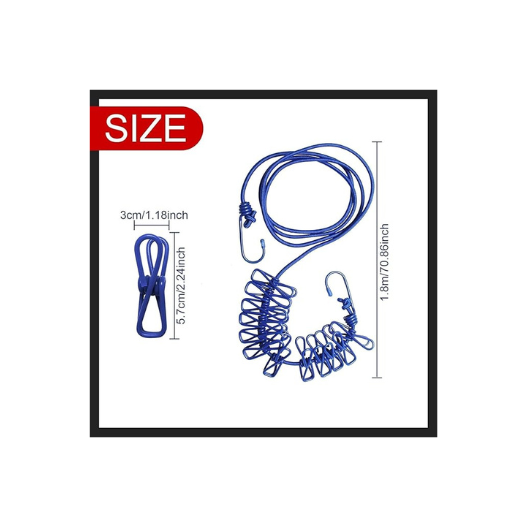 Elastic Rope With Hook