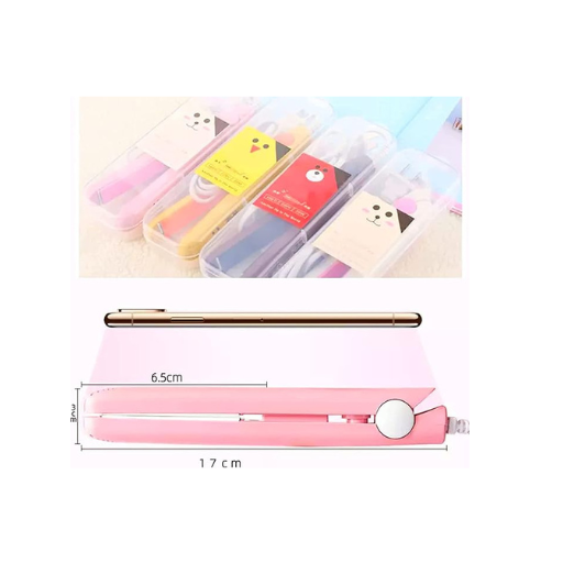 Mini hair straightener