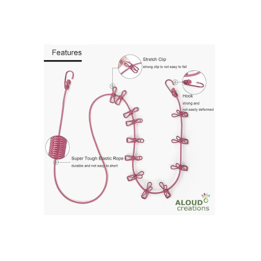 Elastic Rope With Hook