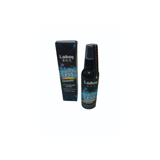 Waterless face wash