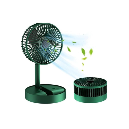 Telescopic folding fan